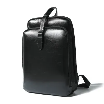 Genuine Leather Laptop Backpack HB46109